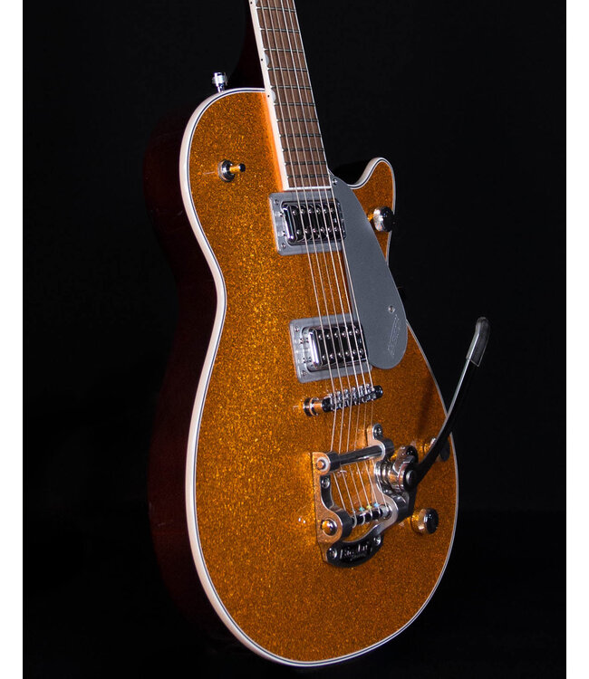 Gretsch G5230T Electromatic Sparkle Jet FT Single-Cut with Bigsby, Laurel FB, Gold Sparkle
