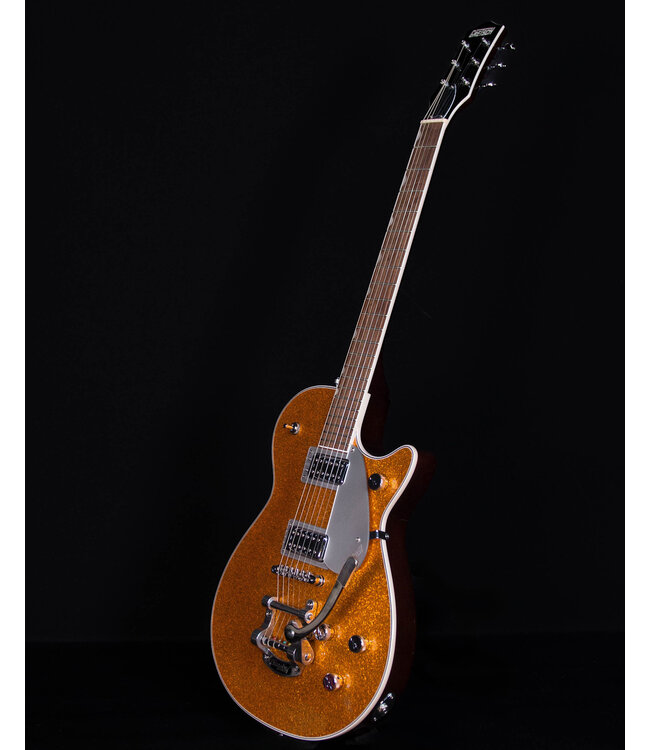 Gretsch G5230T Electromatic Sparkle Jet FT Single-Cut with Bigsby, Laurel FB, Gold Sparkle