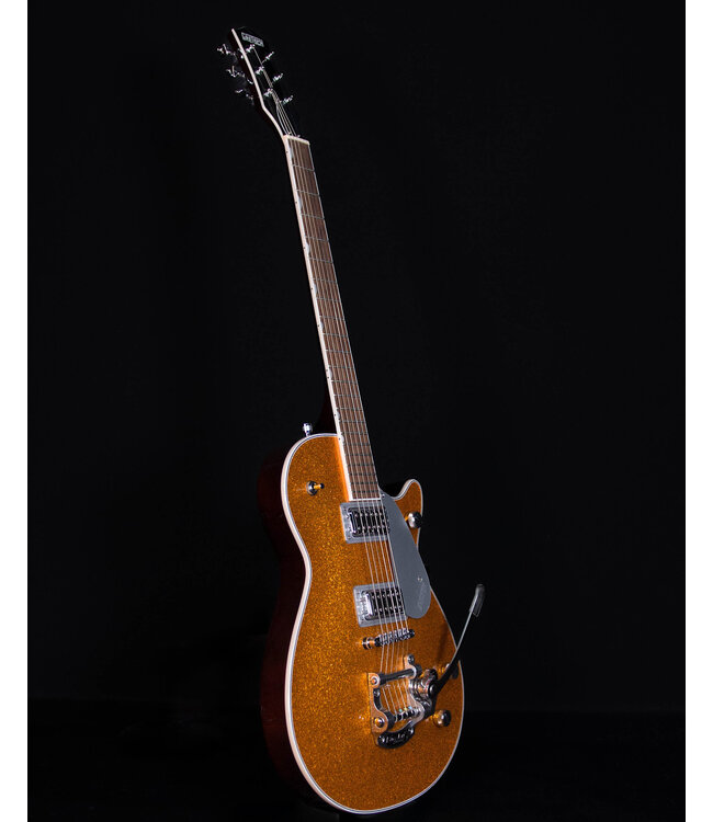 Gretsch G5230T Electromatic Sparkle Jet FT Single-Cut with Bigsby, Laurel FB, Gold Sparkle
