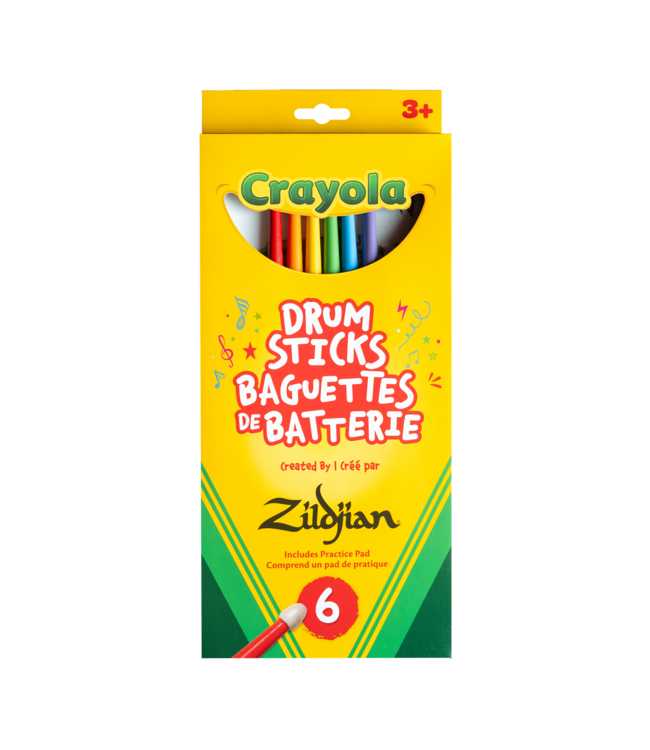 Zildjian x Crayola Kids Drumsticks