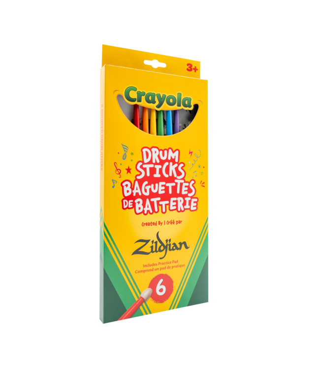 Zildjian x Crayola Kids Drumsticks