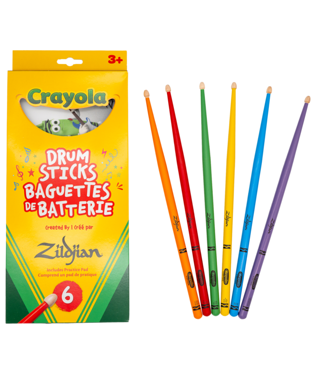 Zildjian x Crayola Kids Drumsticks