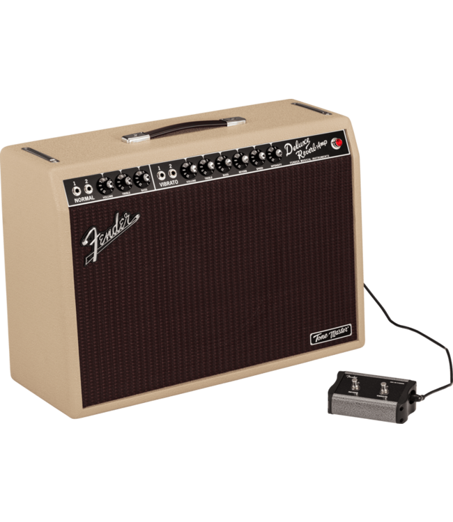 Fender Tone Master Deluxe Reverb Guitar Amp, Blonde
