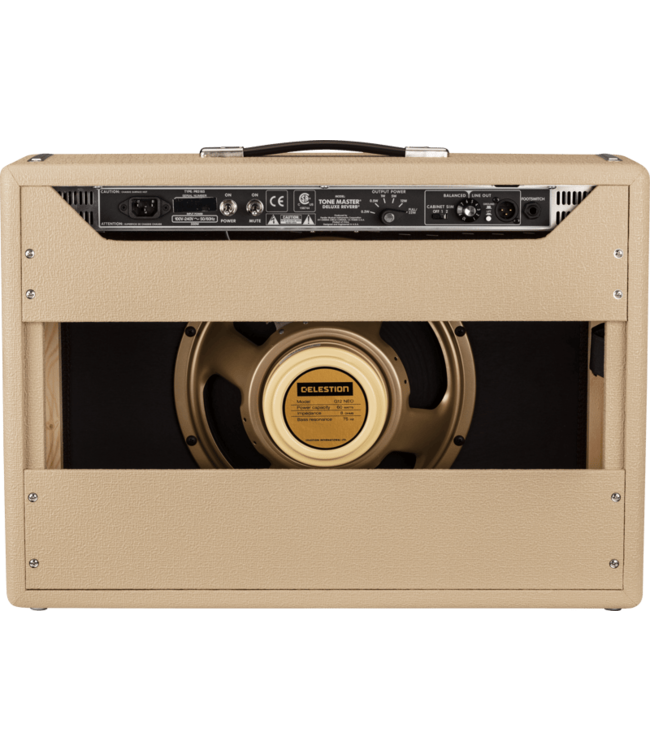 Fender Tone Master Deluxe Reverb Guitar Amp, Blonde