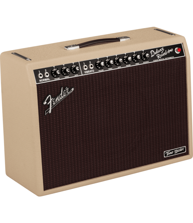 Fender Tone Master Deluxe Reverb Guitar Amp, Blonde