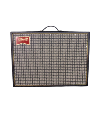 Benson Amps Benson Amps Monarch Reverb Plus, Black Tolex/Check Grill/Gold Piping