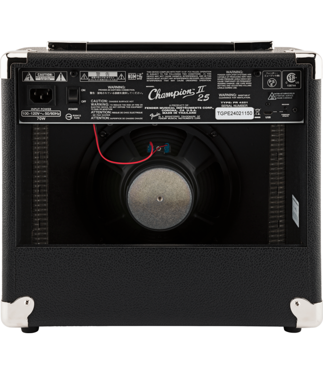Fender Champion II 25 Combo Guitar Amp