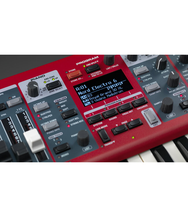 Nord Electro 6D 61 Semi-Weighted Waterfall Keyboard