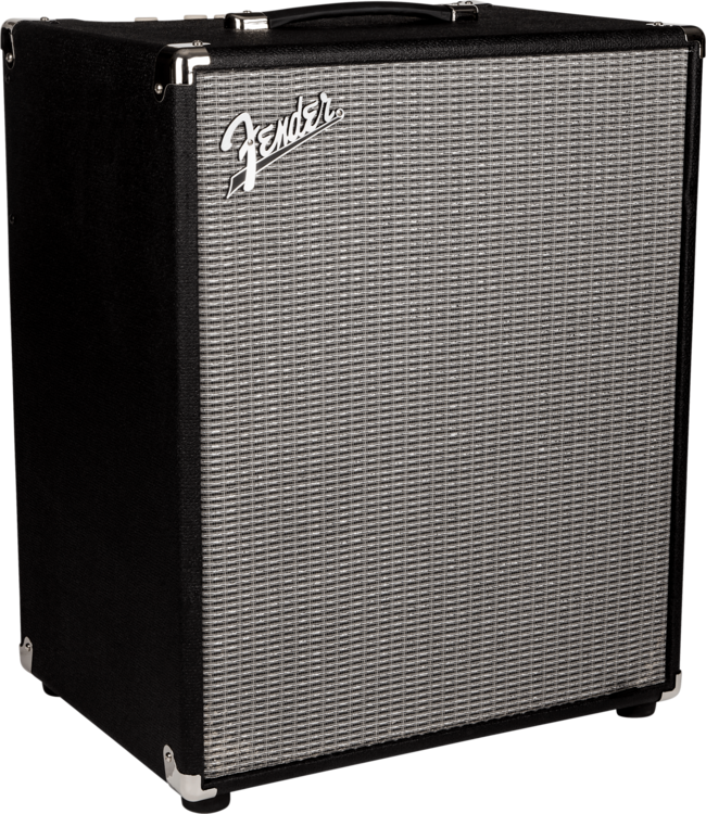 Fender Rumble 500 V3 Bass Amp Combo, Black/Silver
