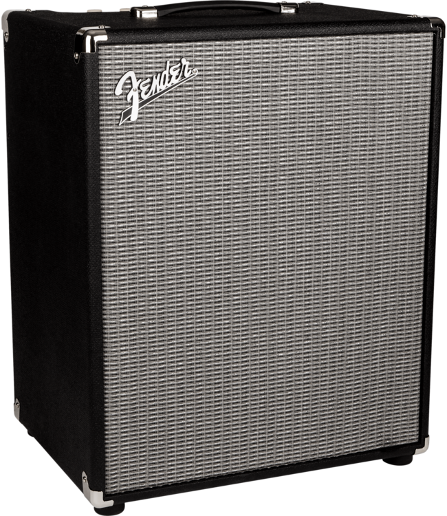 Fender Rumble 200 V3 Bass Amp Combo, Black/Silver