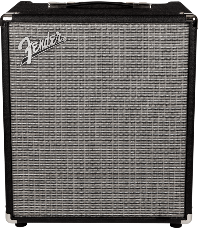 Fender Rumble 100 V3 Bass Amp Combo, Black/Silver