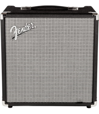 Fender Fender Rumble 25 V3 Bass Amp Combo, Black/Silver