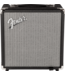 Fender Rumble 15 V3 Bass Amp Combo, Black/Silver