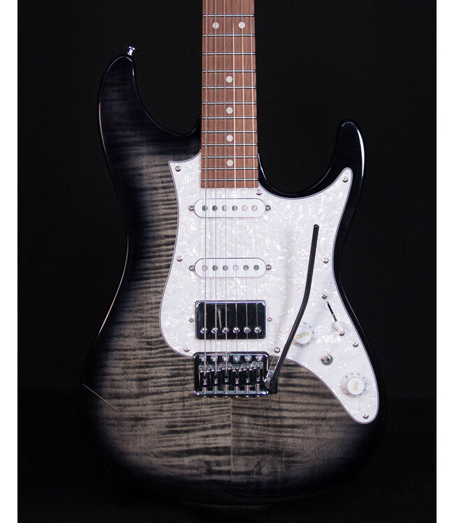 Ibanez AZ22S1F Flame top Electric, Transparent Black Sunburst