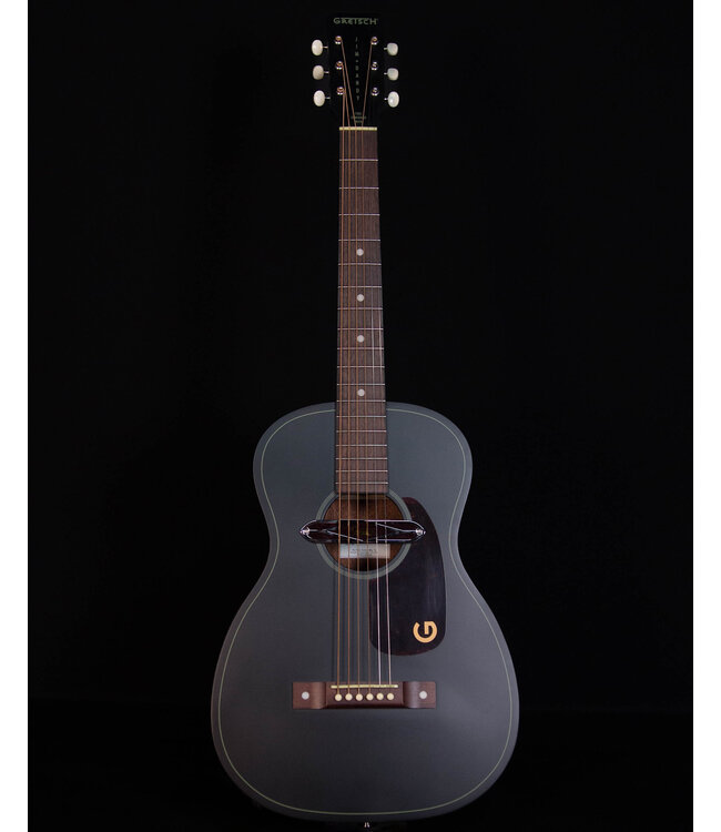 Gretsch Deltoluxe Parlor, Walnut FB, Black Top