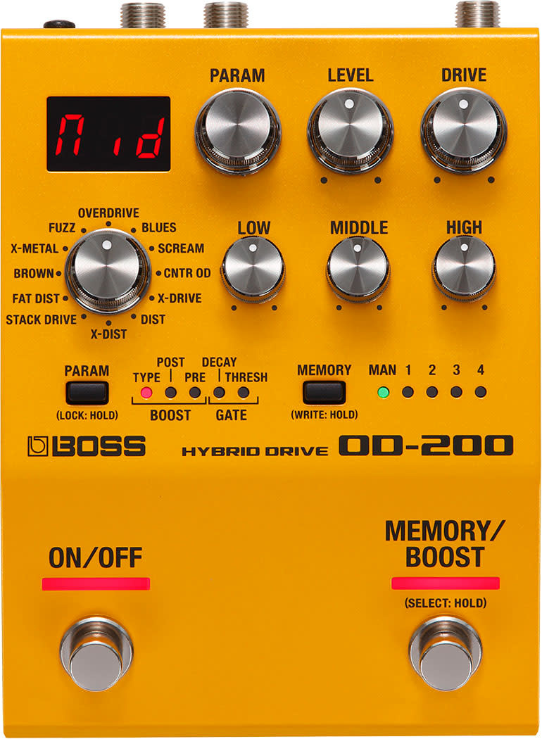 BOSS OD-200 Hybrid Overdrive Pedal - Sims Music