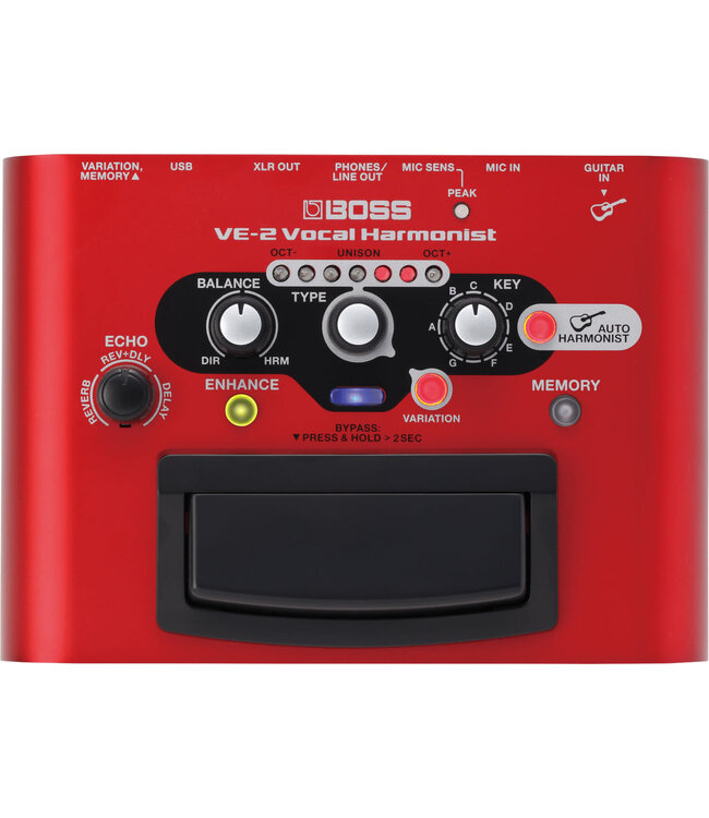 BOSS VE-2 Vocal Harmonist Pedal
