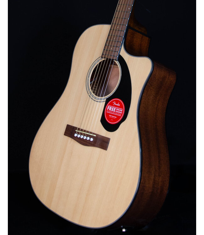 Fender CD-60SCE Dreadnought, Walnut FB, Natural