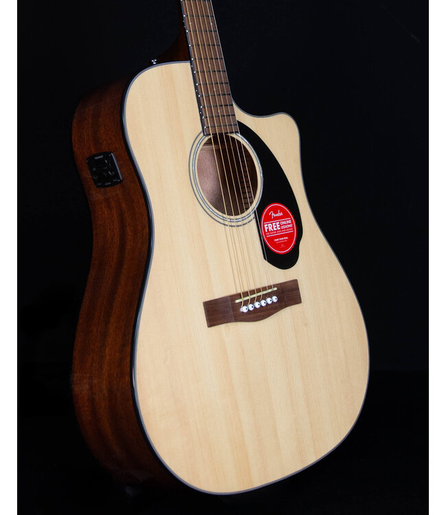 Fender CD-60SCE Dreadnought, Walnut FB, Natural