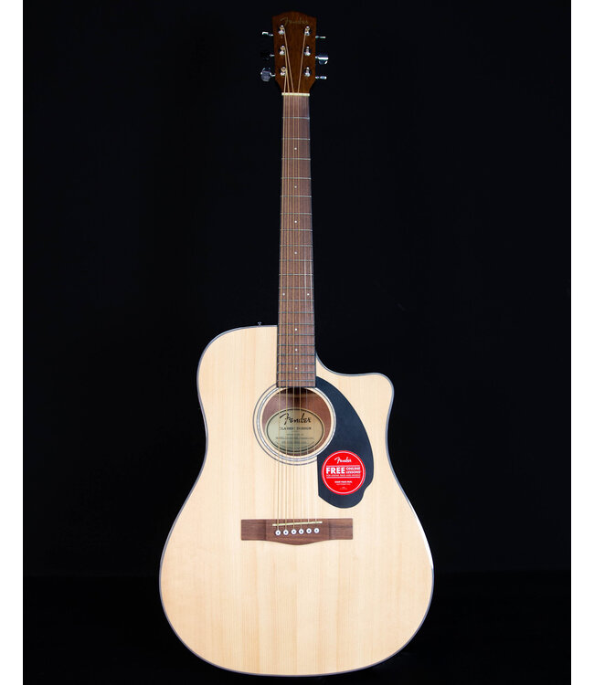 Fender CD-60SCE Dreadnought, Walnut FB, Natural