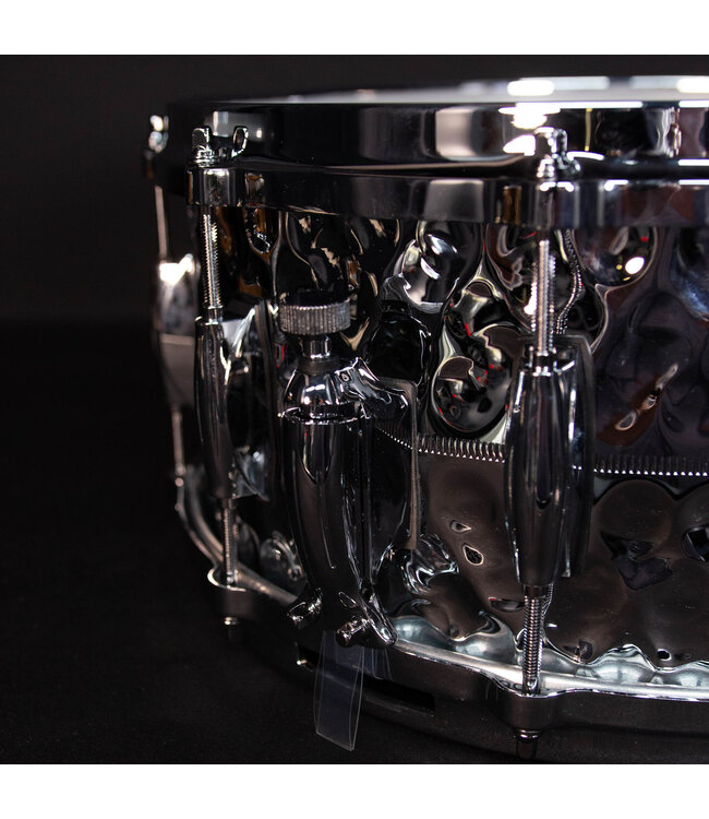 Gretsch 14" x 6.5" Hammered Chrome over Brass Snare Drum