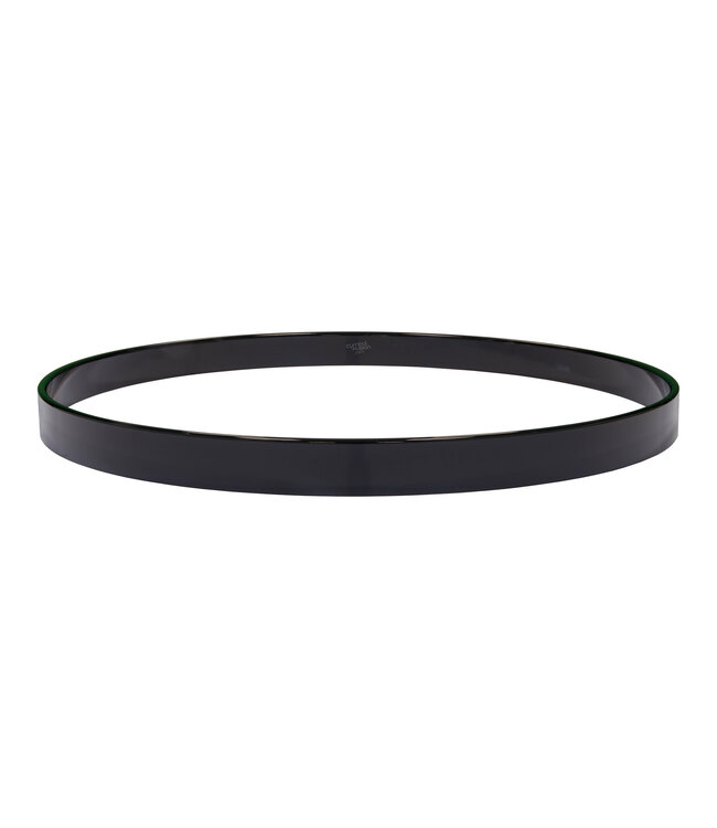 DW Design Series Maple Bass Drum Hoop, 2x22, Black Satin Lacquer