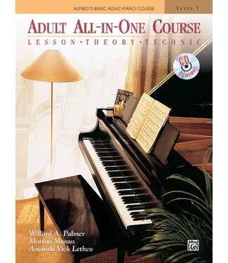 Alfred Alfred's  Adult All-In-One Piano Course Level 1, Book & CD