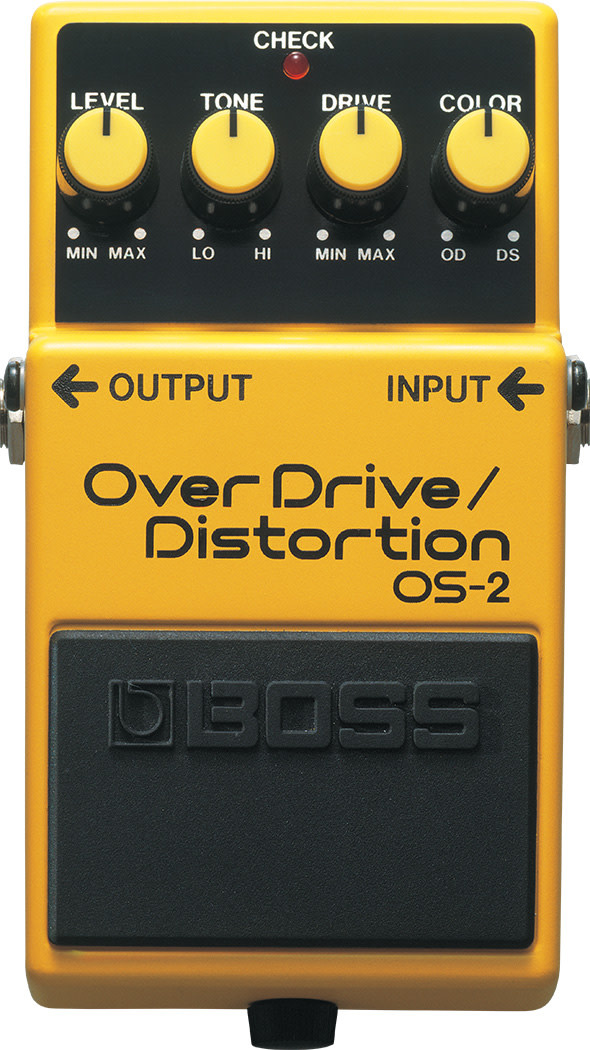 美品！BOSS OS-2 OverDrive/Distortion Boss BOSS OS-2 OverDrive/Distortion Pedal - Sims Music