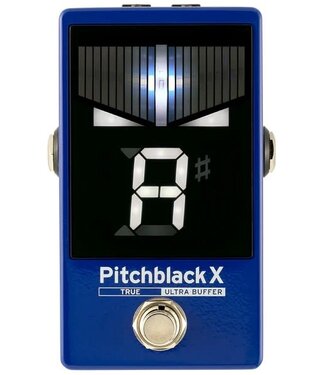 Korg Korg Pitchblack X Limited Edition Chromatic Pedal Tuner, Blue Korg Korg Pitchblack X Limited Edition Chromatic Pedal Tuner, Blue