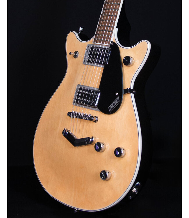 Gretsch G5222 Electromatic Double Jet BT with V-Stoptail, Laurel FB, Aged Natural