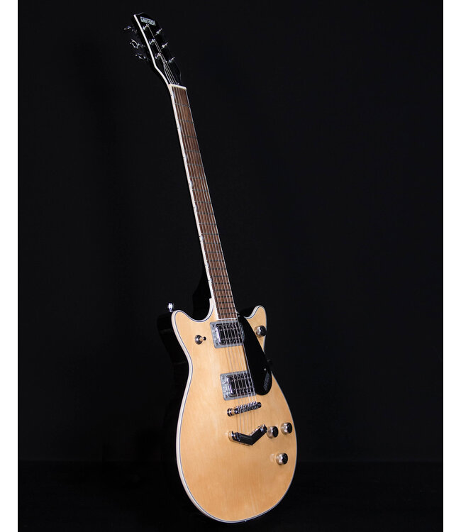 Gretsch G5222 Electromatic Double Jet BT with V-Stoptail, Laurel FB, Aged Natural