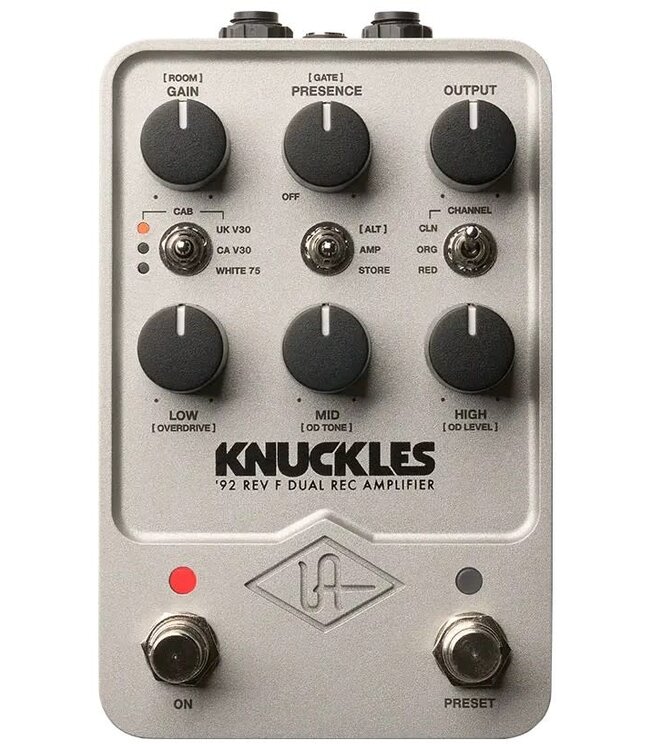 Universal Audio Knuckles ‘92 Dual Rec Amplifier Emulation Pedal