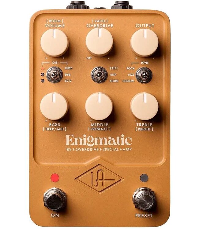 Universal Audio Enigmatic '82 Overdrive Special Amplifier Emulation Pedal