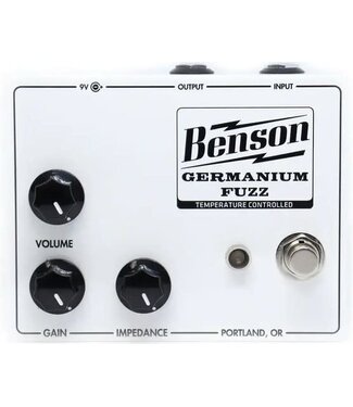 Benson Amps Benson Amps Germanium Fuzz, Solar White