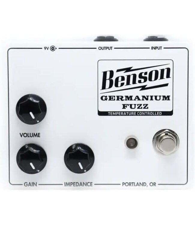 Benson Amps Germanium Fuzz, Solar White