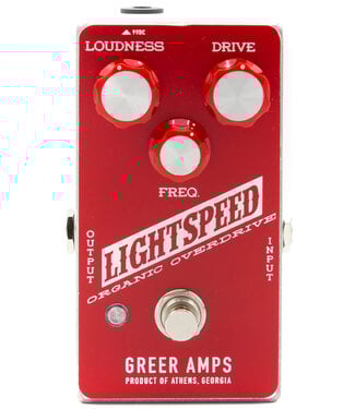 Greer Amps Greer Amps Lightspeed Organic Overdrive - Red/White