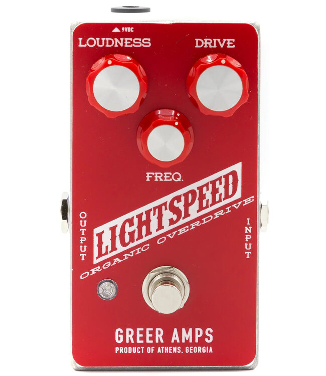 Greer Amps Lightspeed Organic Overdrive - Red/White