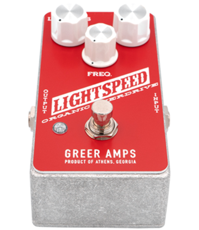 Greer Amps Lightspeed Organic Overdrive - Red/White