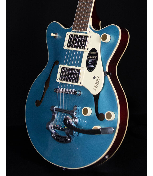 Gretsch G2655T Streamliner Center Block Jr. Double-Cut with Bigsby, Laurel FB, Arctic Blue