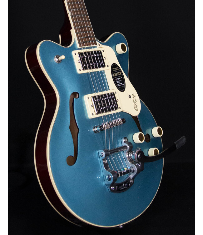 Gretsch G2655T Streamliner Center Block Jr. Double-Cut with Bigsby, Laurel FB, Arctic Blue