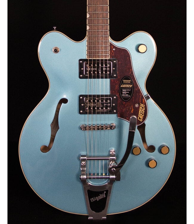Gretsch G2622T Streamliner Center Block Double-Cut with Bigsby, Laurel FB, Arctic Blue