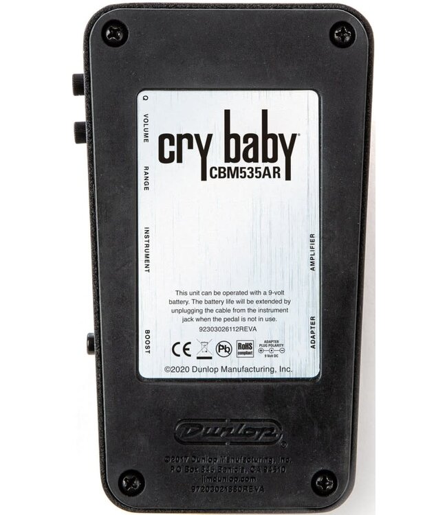 Dunlop Cry Baby Q Mini 535Q Auto-Return Wah