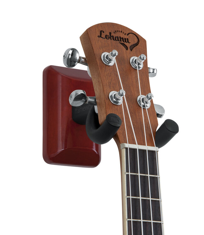 Gator Frameworks Wall Mount Ukulele/Mandolin Hanger - Cherry
