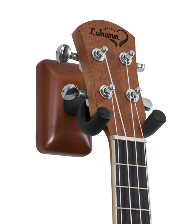Gator Frameworks Wall Mount Ukulele/Mandolin Hanger - Mahogany