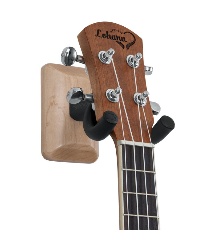 Gator Frameworks Wall Mount Ukulele/Mandolin Hanger - Maple