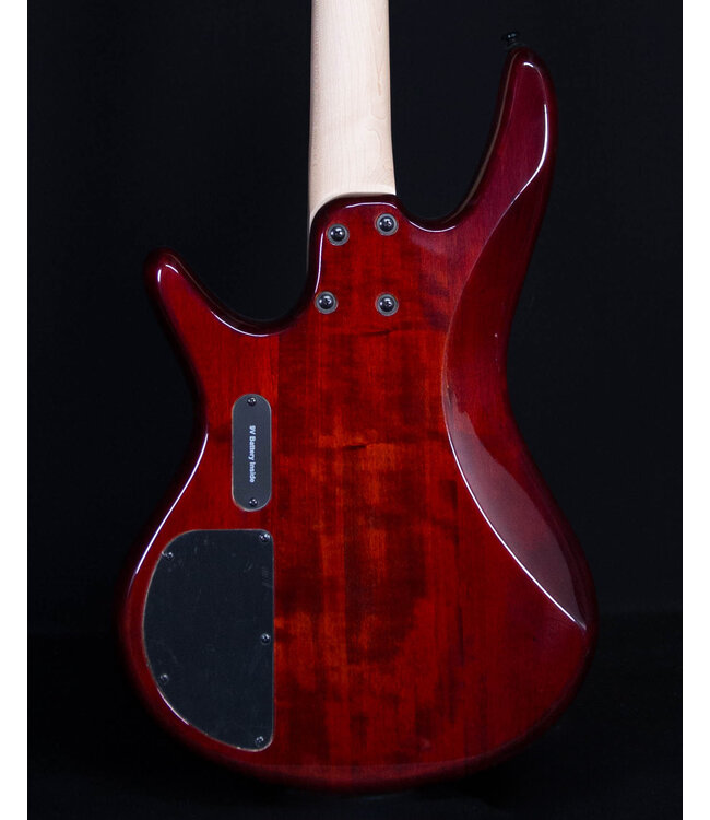 Ibanez GSR200SM 4-String Bass, Spalted Charcoal Brown Burst