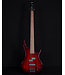 Ibanez GSR200SM 4-String Bass, Spalted Charcoal Brown Burst