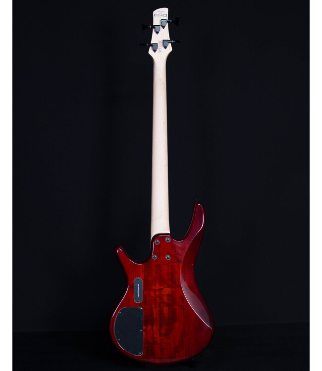 Ibanez GSR200SM 4-String Bass, Spalted Charcoal Brown Burst