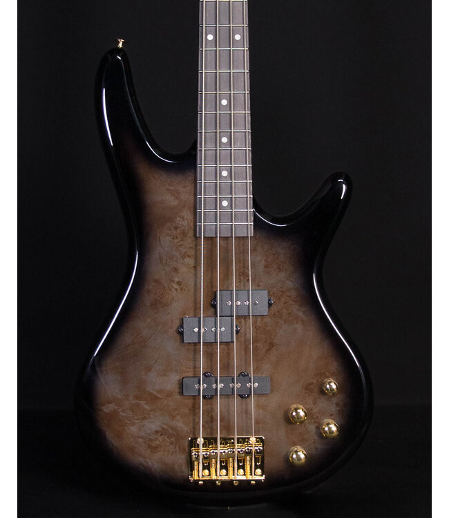 Ibanez GSR200PC 4-String Electric Bass, Transparent Pale Black Burst