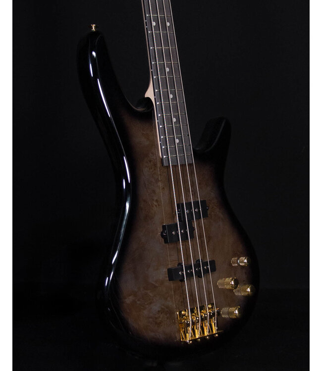 Ibanez GSR200PC 4-String Electric Bass, Transparent Pale Black Burst